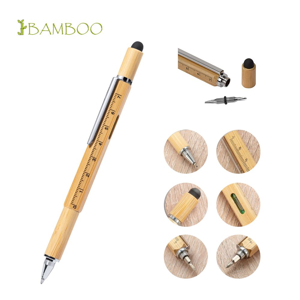 Multifucntion Bamboo Ballpen 