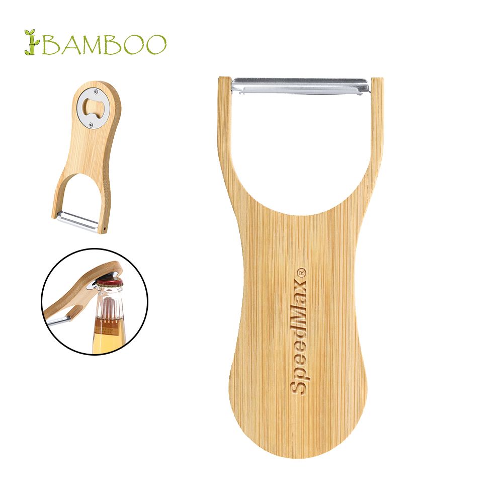 Bamboo Peeler With Opener 