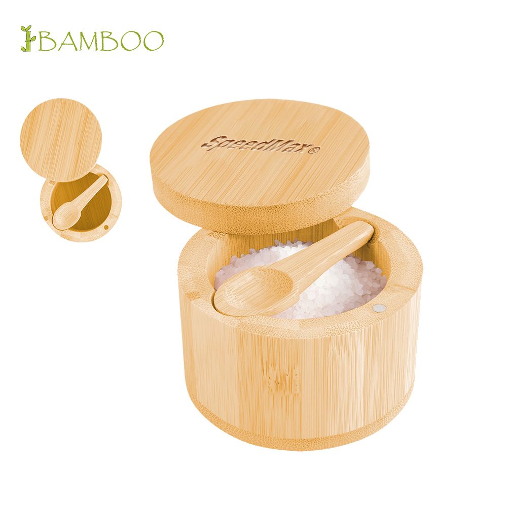 Bamboo Salt Container